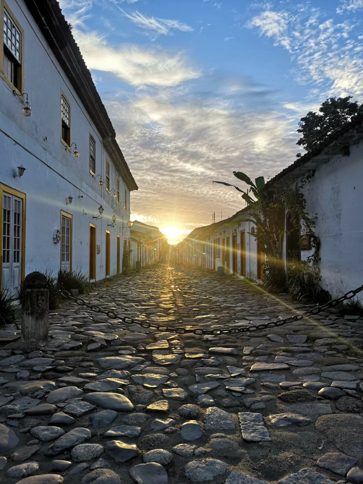 Paraty's Historic Center feels noticeably calmer than Brazil's larger cities.