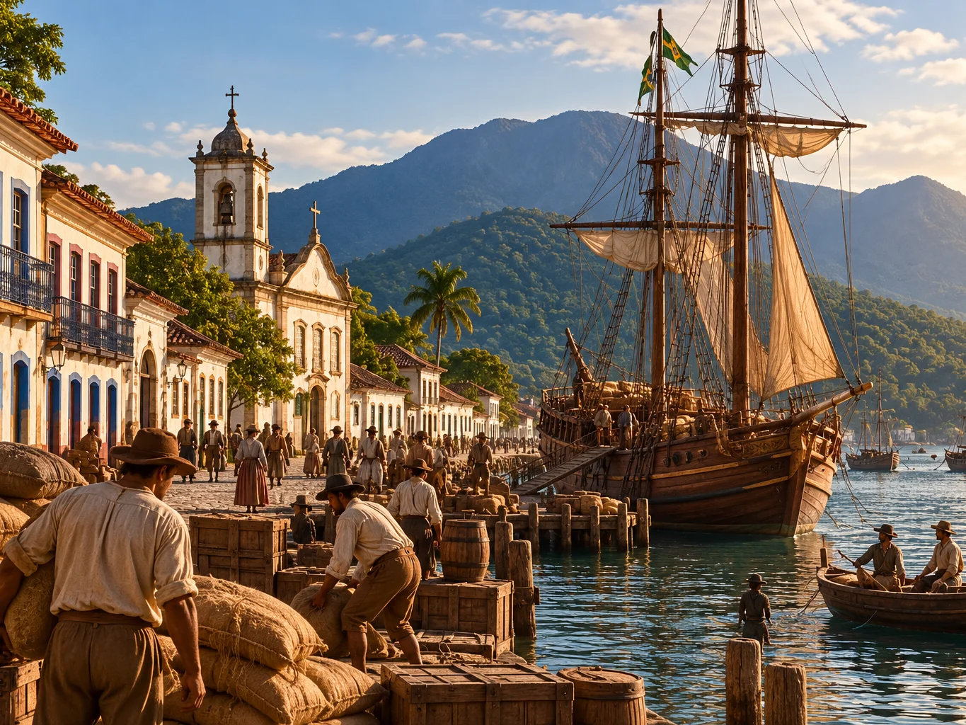Paraty became one of Brazil's most important colonial ports during the Gold Cycle.