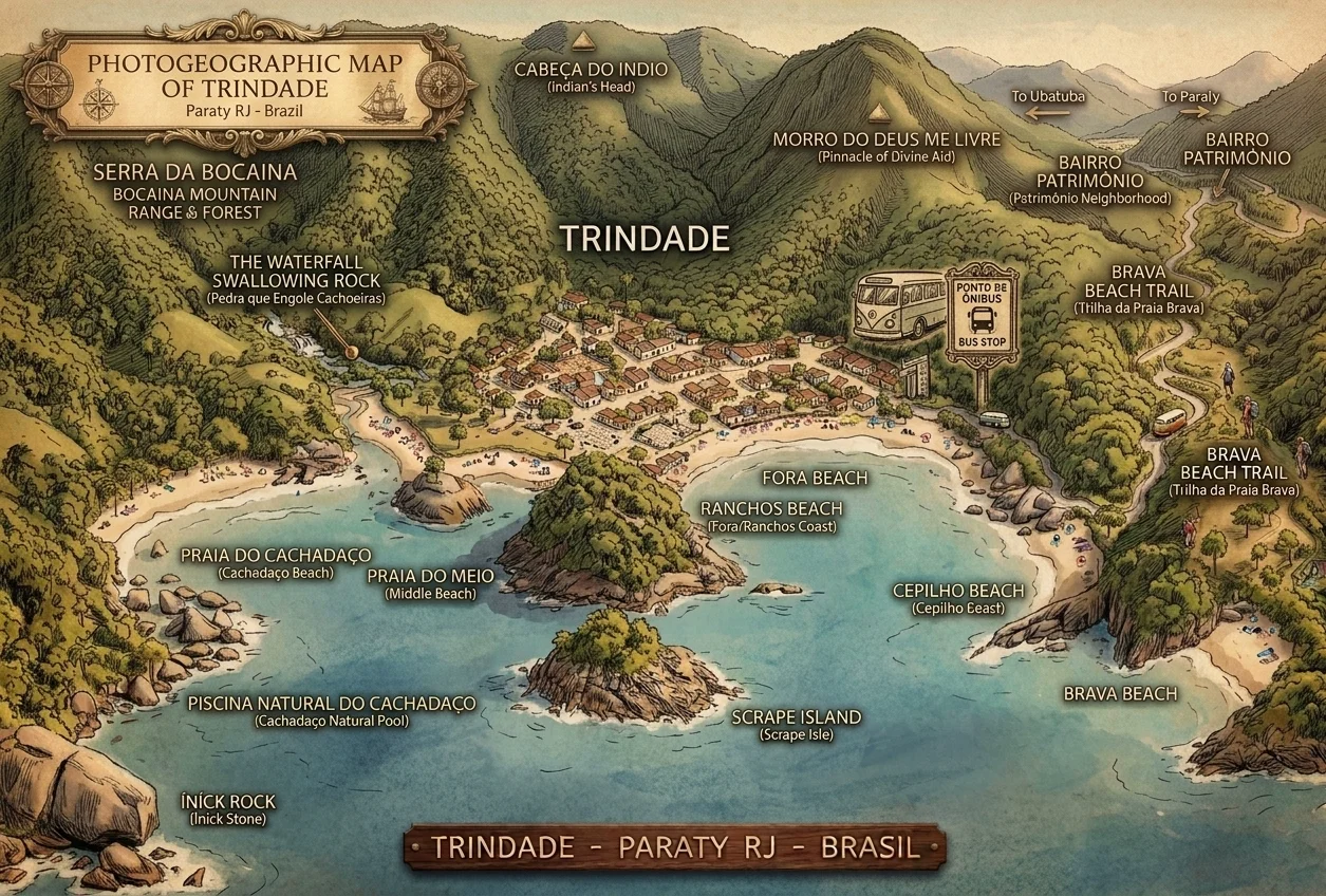 A small map of Trindade.